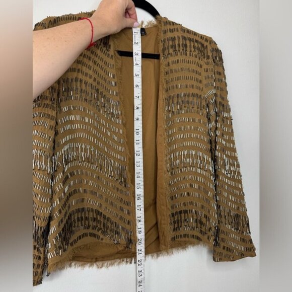 Topshop Beaded Statement Jacket – Size US 6 - Picture 16 of 16